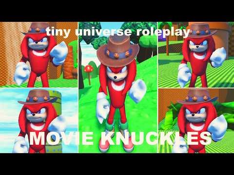 ROBLOX *UPDATE* SONIC RP MOBIUS MEGADRIVE *MOVIE KNUCKLES* How to get MOVIE KNUCKLES BADGE MORPH!