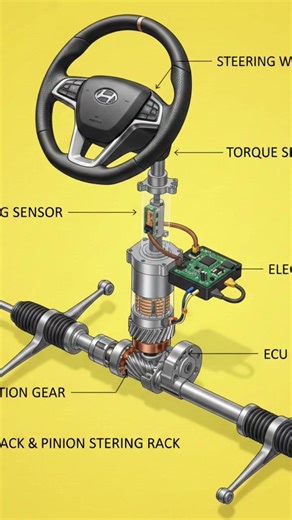 How Electric Power Steering Works ⚡ | Modern Cars Explained | Restore_Machine