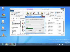 Tuto vidéo Winrar comment décompresser un fichier EXE