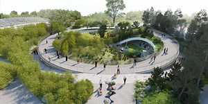 Copenhagen Zoo Unveils Yin Yang-Shaped Panda Enclosure