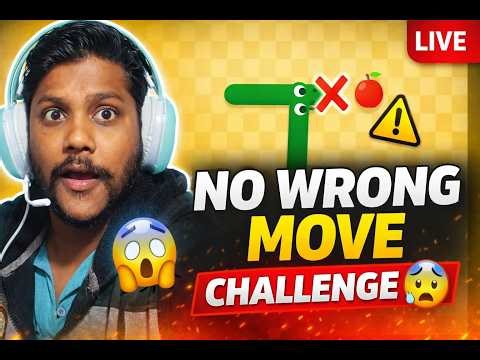 Google Snake LIVE 🔴 | No Wrong Move Challenge 😱