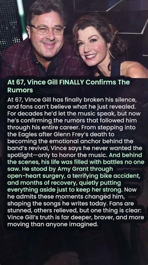 At 67, Vince Gill FINALLY Confirms The Rumors #shorts
