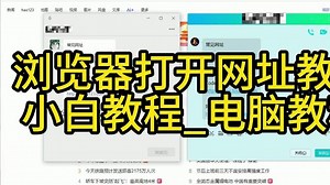 浏览器打开网址教程_小白教程_电脑教程