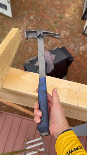Micah Qualls • Construction • Tools • Reviews • DIY on Instagram: "The Blue Collar steel hammer was designed by framers for framers. Made in USA. It’s a @bosshammerco I feel honored to be partnered with such an awesome company and have a discount code to share with you. 10% off with code BWT10. On your BOSS HAMMER order. #bosshammer #framinghammer"
