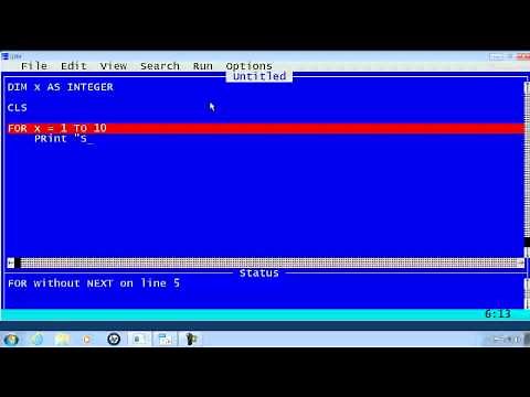QBasic Tutorial 11 - For Loop - QB64