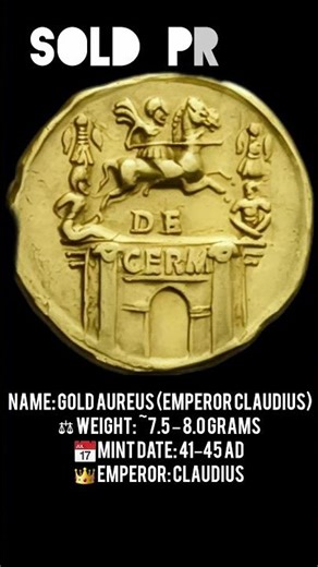 $100,000 Ancient Roman Gold Coin 😳 | Aureus of Emperor Claudius!
