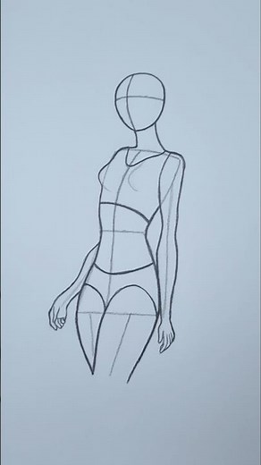 How to Draw a Standing Girl ✨Tutorial✨ #drawing #pose