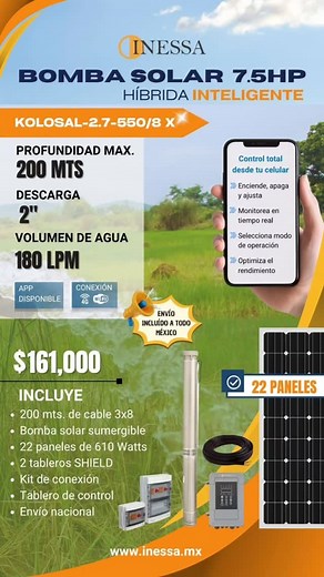 17 reactions |  ¡Aprovecha esta promoción exclusiva!  BOMBA SOLAR...