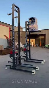 Mini Forklift Stacker Semi Electric Pallet Stacker Mini Electric Stacker Mini Electric Lifter