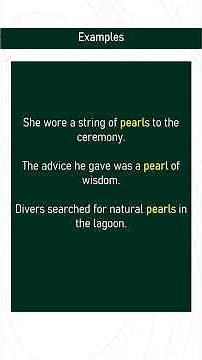 pearl # Expand Your English Vocabulary