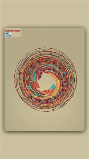 Spiral Ribbons: A Generative Motion Art Exploration