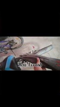 how i crash my two cycle is dully damaged 😢