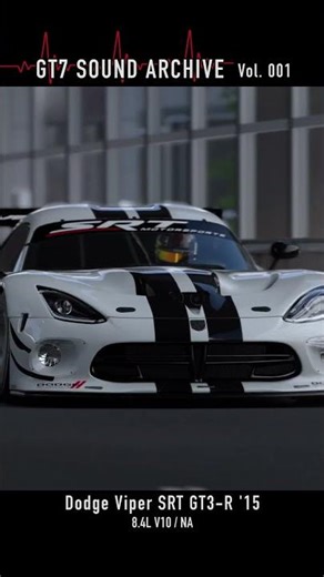 INSANE V10 Sound! Dodge Viper GT3-R Pure Engine Sound