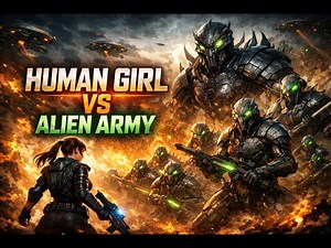 The Alien Army Attacked the Class — The Human Girl Ended It With Tactics They Never Saw| HFY Sci-Fi