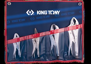 4 PC. Locking Pliers Set-KING TONY-42504PR