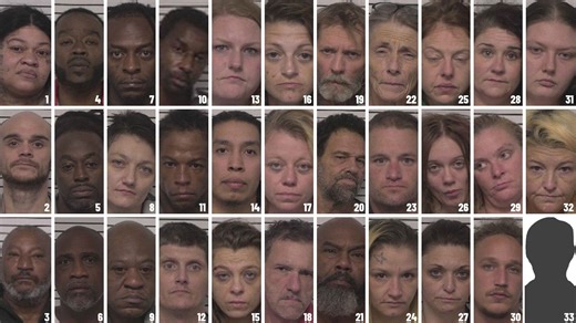 33 arrested, 21 wanted in months-long Iredell County drug operation
