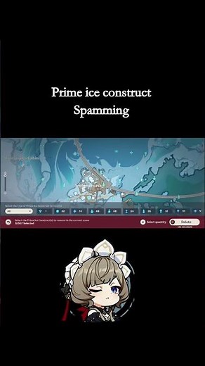 prime ice construct removing #genshinimpact #genshin #snezhnaya