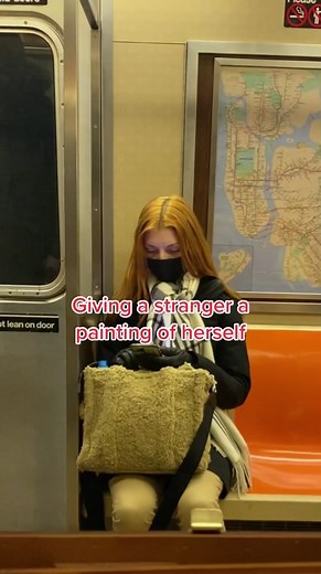 She had the most wholesome reaction to my painting 🥺♥️