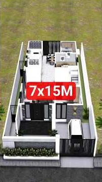 Penataan ruang rumah 2 lantai 7x15M #desainrumah #rumahidaman #rumahminimalis