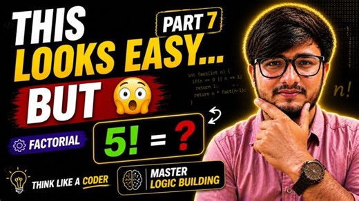 Java Factorial Logic Explained Easily | Anshuman . posted on the topic | LinkedIn