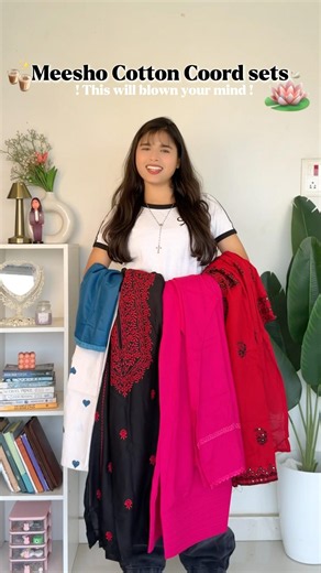 Meesho Haul- Cotton kurta set under budget 🪷✨ #meeshohaul #meeshoapp #meeshofind #ethnicwear