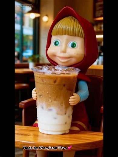 Masha gets a Starbucks order and the cutest coffee surprise begins ☕✨