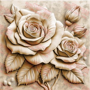 Roses 3D Illusion Laser Engraving PNG (14x14in) – Gf5bucks® Floral Engraved Art - Etsy