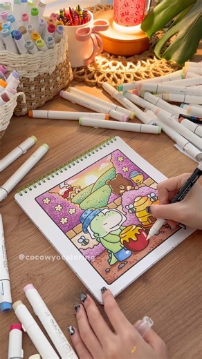 Coco Wyo | Spiral Edition of the Comfy Days Coloring Book