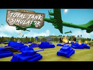 HUGE B-29 BOMBER PLANE DROPS NUCLEAR BOMB ON TANK BATTLE! - Total Tank Simulator Demo 4 Gameplay