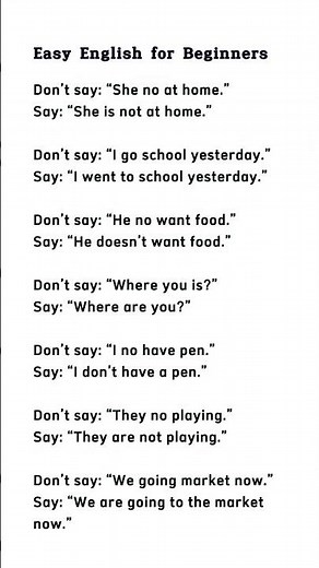 Basic English for Beginners | Speak Correct Sentences Every Day