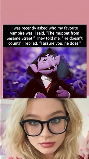My favorite vampire was the Count Muppet from Sesame Street #muppets #jimhenson