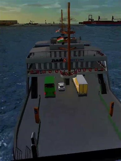 TRANSPORT ON CARGO SHIP:EURO TRUCK SIMULATOR GAME#gameplay #games#ets2#eurotrucksimulator2 #trending