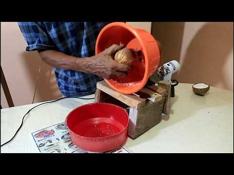 How to make foot controlled electric coconut scraper ...
