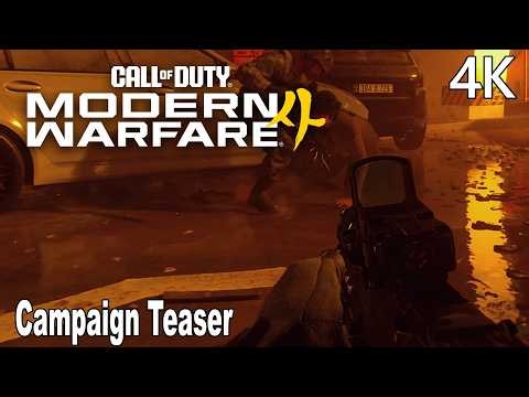 Call of Duty Modern Warfare 4 Campaign Teaser 4K