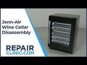 Jenn-Air Wine Cellar Disassembly (Model JUW24FRECX00) – Repair He | Repair Clinic