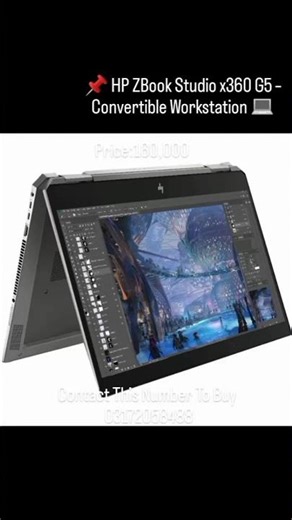 📌 HP ZBook Studio x360 G5 – Convertible Price:160,000 Contact This Number To Buy 03172058488