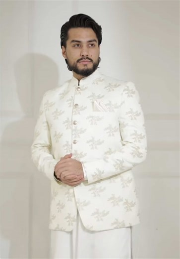 Mens Embroidered Stylish Prince Coat 😍 Designs code : PC-705 , PC-708 #memsaabofficial #princecoat #embroidered #shopnow