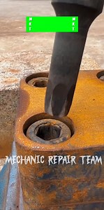 184K views · 1.2K reactions | Damage thread bolt removal special tools?  | Mechanic Repair Team | Facebook