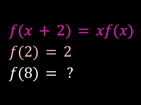 Evaluating Functions | Can we find f(x)?