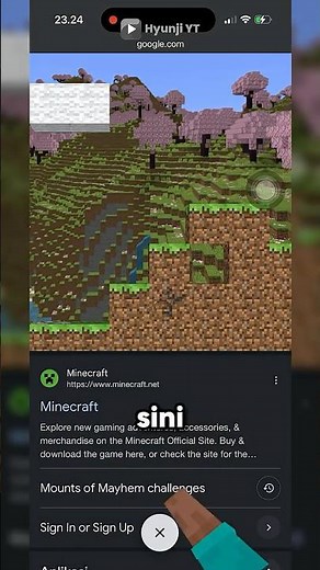 Secret Minecraft Feature on Google!