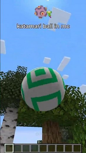 katamari ball mod in #minecraft ⚽