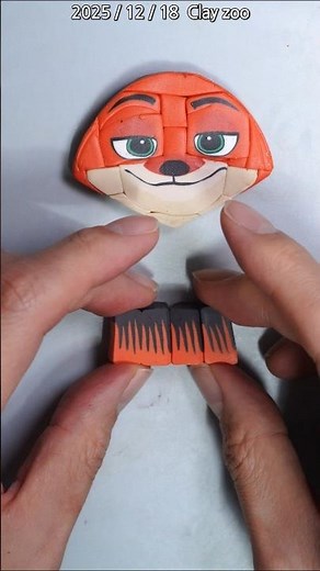 Nick made with polymer clay