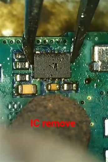 IC remove #mobilerepair #smartphone #technology #tech