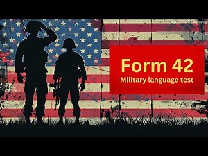 -𝙀•𝐂•𝐋 t Proficiency Test No. 42 -Comprehension Skills for Military English Training .