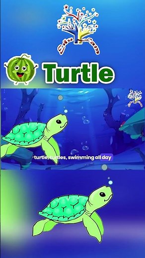 The Animal Sounds Song || Turtle || Kids Nursery Rhymes | Best Learning Song For Kids | EduFam ~