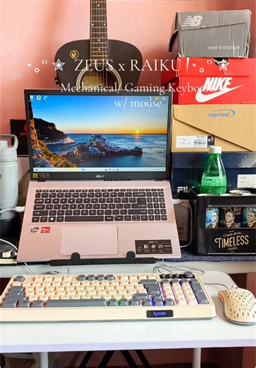 Zeus x Raiku 💻✨ Mechanical and Light Gaming Keyboards with mouse ✨ 98 keys ‼️ #zeuskeyboard #zeusxraiku #zeuskeyboardandmouse #raiku #raikukeyboard #raikukeyboardandmouse #keyboard #lightkeyboard #laptop #gamingkeyboard #mechanicalkeyboard #mouse #mousepad #computeraccessories #laptopaccessories