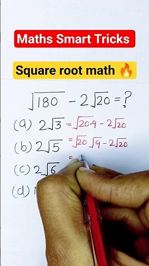 Square root math 🔥