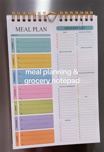 Effortless Grocery Management with a Fridge Notepad