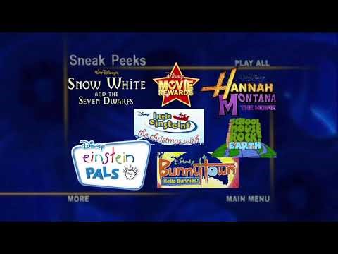 VeggieTales: Lord Of The Beans 2008 DVD Menu Walkthrough (Disney)