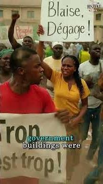 He Ruled for 27 Years Then the People Rose Up #burkinafaso #revolution #shorts